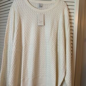 a new day Cream Knit Sweater